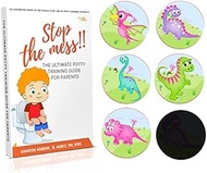 Magic Potty Training Stickers Pack - Potty Training Seat Magic Sticker | Girl Dinosaur Toddler Potty