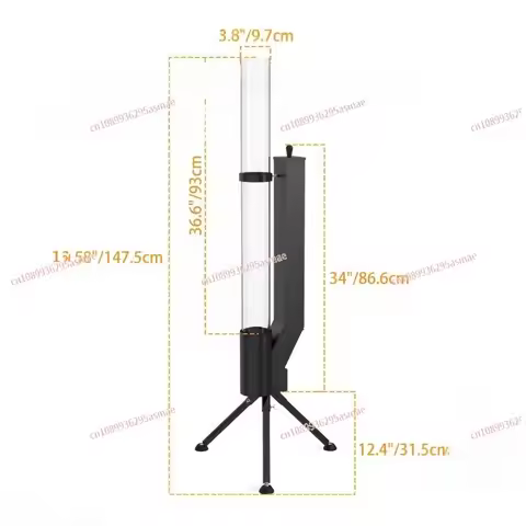 Rocket Stove - Stainless Steel Pellet Stove with Integrated Glass, Portable Heating Stove for Home O