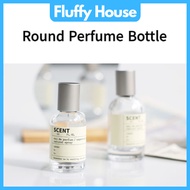 Silver cylindrical cap Perfume container 30ml 50ml Perfume empty bottle Perfume material