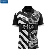 WHITE DRAGON PATTERN JERSEY SUBLIMATION