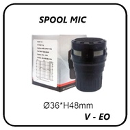 Spool Microphone Vocal kabel dan wireless - Spul Mic 36 mm V - EO
