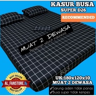 Quality foam mattress d26 fits 2 people P 180 L 120 H 10 cm durable foam does not deflate ready moti