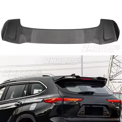 For Toyota's Fourth Generation Highlander 2022 Exterior Accessories Car Rear Spoiler Wing Trunk Spoi