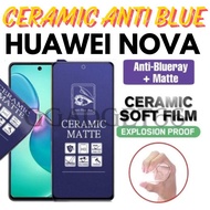 Huawei Nova Y90/2i 3i 3 4 5T 7i 7 7SE/8i/9 SE/Y9s Y9 Prime 2019/Y7A Y6P Y7P Ceramic Anti Blue