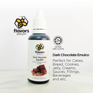 [HALAL] Flavors Dotcom Food Flavouring - Dark Chocolate Emulco C106 (45g) / Chocolate Flavour (45g)