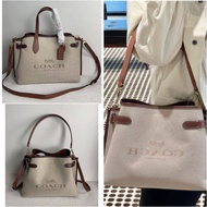 【NEW】COACH CH189 CH190 Women's canvas handbag bucket bag, one shoulder crossbody bag 189 190