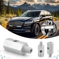 KATAKANVD Oil Pressure Sensor Connector, Stainless Steel Side Holes 1/8NPT 1/4NPT 1/8 BSPT Feed Line