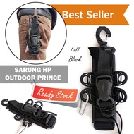 Sarung HP Outdoor Prince 9000 with Crabiner Brandcode HT Cantolan Celana