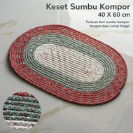 Kesed Oval Sumbu Keset Anti Slip Keset Kamar Mandi Keset Dapur Murah