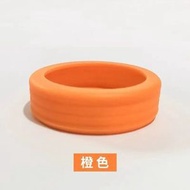 橙色10个【一秒安装/防滑耐磨】-行李箱輪子橡膠套拉桿箱腳輪保護套靜音萬向輪矽膠套旅行箱膠圈;橙色10個【一秒安裝/防滑耐磨】