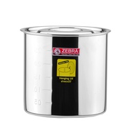 [ZEBRA ZEBRA Brand] 304 Stainless Steel Seasoning Jar 16cm 2.5L (With Lid &amp; Scale) Sauce Barrel Sugar Oil Pot Measuring Cup Inner Conditioning