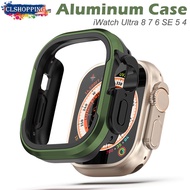 Aluminum alloy Watchcase Cover for apple watch ultra series 8 7 6 5 bumper case 49mm 45mm 41mm 40mm 44mm Accessories frame Metal