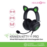 หูฟัง Razer Kraken Kitty V2 Pro - Black Wired RGB Headset with Interchangeable Ears ประกันต่างประเทศ