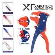 Wire Stripper Strip Automatic Self Crimper Stripping Cutter Adjusting Cable Stripper 10~24AWG / 0.08