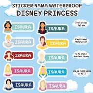 Disney PRINCESS STICKER Name WATERPROOF