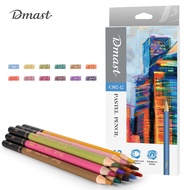 Deli Dmast Professional Pastel Colour Pencil Pensel Warna Drawing Painting Color (12 Colours/24 Colo