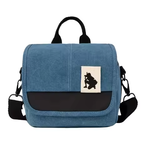 Canvas Camera Bag Backpack Case for Sony A6700 A6600 A6500 A6000 For Canon R100 R10 R50 for Nikon Z5