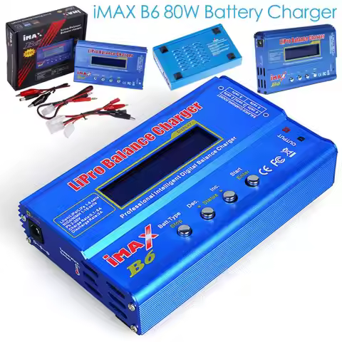 IMAX B6 80W Battery Charger For Lipo NiMh Li-ion Ni-Cd Battery RC Balance Digital Charger Discharger
