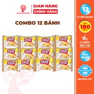 MUA 8 TẶNG 4 | Tổng cộng 12 Bánh Trứng Tươi Otto Nhân Kem 35g | Bánh ăn sáng tiện lợi giàu dinh dưỡ