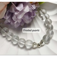 Frosted Quartz Bracelet