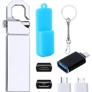 2TB Hook Metal U Disk Can Be Engraved Suitable for Apple TYPE-Android qq26.6.11