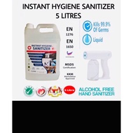 SANITIZER 5liters , NANO SPRAY GUN ANTI KUMAN , KILL BACTERIA SPRAY , CEGAH COVID19