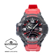 [Watchspree] Casio G-Shock Gravitymaster Twin Sensor Red Resin Band Watch GA1000-4B GA-1000-4B