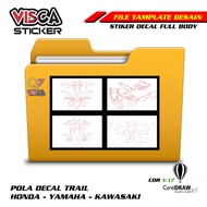 Tamplate Design Pattern Decal Trail Motorcycle Unit - Cdr File Trail Design Pattern (Chat admin befo