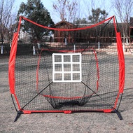 吉星 棒球訓練網棒壘球打擊練習網投手擋網 平面網打擊底座集球藍架