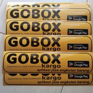 Stiker GOBOX KARGO 10x40