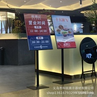 Storefront Restaurant Promotional Sign Acrylic Standing Sign Advertising Sign Poster Display Stand F