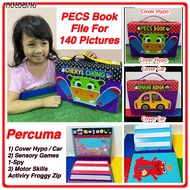 READY STOCK PECS BOOK NEW DESIGN For Speech Delay, Non Verbal, Autism