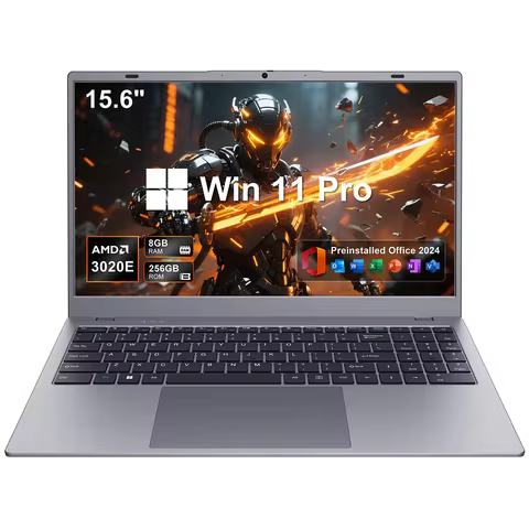 AMD Laptop Computer 15.6 inch FHD 8GB RAM 256GB SSD Dual Core Processor Up to 2.6GHz WiFi 5 BT5.0 St