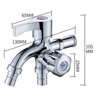 (A<188> 2 Faucet Heads) 2 Faucets For Washing Machine (2 Heads)