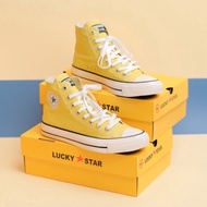 Lucky Star AF1 Hi Yellow/Natural Casual Sneaker Shoes