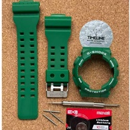 Green G-Sh0ck Watch Band Watch accessories For GA-100 GA-110 GA-120 GD-100 GD-110 GD-120