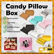 Pillow Candy Box 25pcs Wedding Party Birthday Goodies Gift Door Gift Box Kotak Gula Telur Majlis Kah