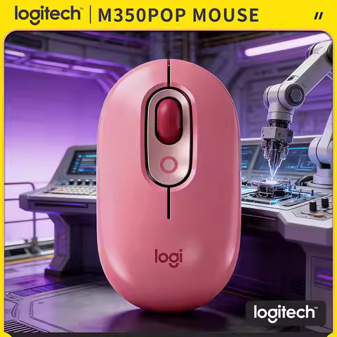Logitech M350 POP Pebble Mouse 77g Light Auto Sleep Long Battery Quiet Scroll for Rooftop Cafe and O