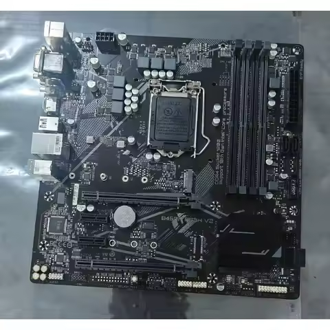 Used mATX Motherboard for GIGABYTE B460M DS3H V2 LGA1200 B460 DDR4 M.2 HDMI DVI VGA Nice Condition