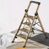 Folding Ladder Scalable Ladder Aluminum Alloy Stair Indoor Multifunctional Small Climbing Ladder Ste