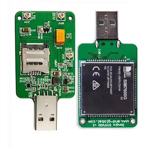 AA08-SIMCOM SIM7600G H USB Dongle+Antenna HSPA+ GSM GPRS EDGE UMTS LTE 4G Cat4 Module For SIM7600 SI