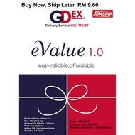 GDEX eValue 1.0 kg Flyer including Postage