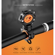 ROCKBROS DJ1001 Bicycle Double Holder for LED Light Pump Bike Handlebar Biycle Pump Bicycle Pump Bal
