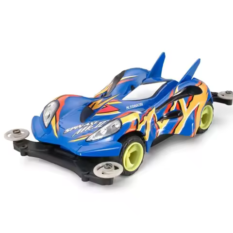 original tamiya mini 4wd car 18631 SPIN-AXE MK2 MS chassis black 1/32 scale model car