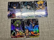 聖鬥士星矢 五小強閃咭 （Fans Card）