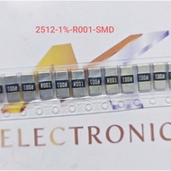 (Combo of 10) SMD resistor 2512 R001 - 0.001R 2W error 1%