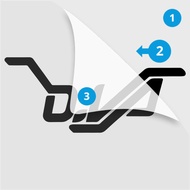 Laptop Decal Sticker Video Game Overwatch D.Va Logo DVA Logo