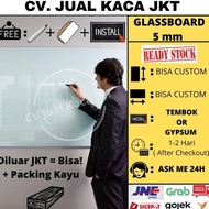 Glassboard 160x80 - Papan Tulis Kaca 160x80 - Glass Board Termurah