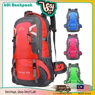 BESTLAHH 60L Backpack Multipurpose Large Capacity Hiking Outdoor Backpack Travel Backpack Traveling 