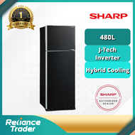 [ FREE SHIPPING] Sharp Pelican Refrigerator SJE538MK 480L 2 DOOR - Fridge PETI SEJUK